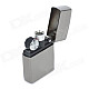 Windproof USB Rechargeable Stainless Steel Shell Lighter - Silver Grey