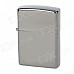 Windproof USB Rechargeable Stainless Steel Shell Lighter - Silver Grey