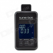 Musedo Overtone Labs Tune-Bot 1.9" LCD Professional Tuner for Drum - Black (1 x AAA)