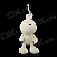 Cute Turtle Short Plush Doll Toy w/ Suction Cup - Beige