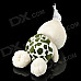 Cute Turtle Short Plush Doll Toy w/ Suction Cup - Beige