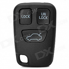 AML030760 Universal Replacement 3-Button Remote Key Shell Case for Volvo - Black