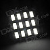 Festoon 42mm 6W 540lm 12-SMD 5630 LED White Light Car Reading Lamp / License Plate Light - (12V)