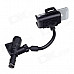 Multi-functional Car Holder w/ USB Car Charger for MP3 / MP4 / Cell Phone / GPS / PDA - Black