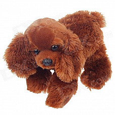 Cute Cartoon Dog Style Plush Toy - Brown