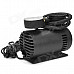 Portable Mini Auto Electric Air Compressor w/ Car Charger - Black (300PSI / DC 12V)