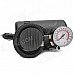 Portable Mini Auto Electric Air Compressor w/ Car Charger - Black (300PSI / DC 12V)