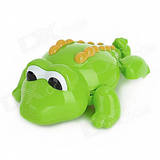 Cute Crocodile Style Moving Showering Bathing Toy - Green