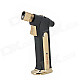 Jobon Windproof 1300'C Butane Gas Jet Stand Lighter for Cigar - Golden + Black