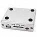 Car MP3 Digital Player w/ SD / USB / 3.5mm Audio Jack / Remote Controller - Silver