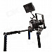 FuLaiShi DR-2 Multi-Function Shoulder Stand for DSLR Camera - Black + Blue