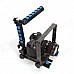 FuLaiShi DR-2 Multi-Function Shoulder Stand for DSLR Camera - Black + Blue