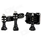 Professional Side Mount Bracket Holder Kits for Gopro Hero 4/ 1 / 2 / 3 / 3+ / SJ4000 - Black