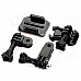 Professional Side Mount Bracket Holder Kits for Gopro Hero 4/ 1 / 2 / 3 / 3+ / SJ4000 - Black