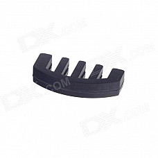 High Quality Environmental Rubber 5-Claw Mute Muffler for Violin - Black