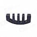 High Quality Environmental Rubber 5-Claw Mute Muffler for Violin - Black