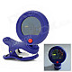 ENO EMT-300 1.0" Full Colored Display Clip-On Tuner for Guitar / Violin / Bass - Blue (1 x CR2032)