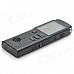 1.6" Screen Digital Voice Recorder MP3 Player - Black (8 GB)