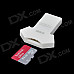 Sandisk 64GB Class 10 Micro SDXC Card + SSK T-Shirt Shaped Card Reader Set - Black + Grey