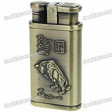 Cow Pattern Windproof Butane Jet Torch Lighter