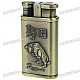 Cow Pattern Windproof Butane Jet Torch Lighter