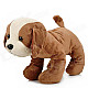 Cute Dog Style Short Plush + PP Cotton Stuffed Toy Doll - Brown