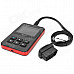 Vgate E-scan V10 2.8" LCD Screen OBDII Car Scan Tool for Gasoline Motor Car - Black + Red