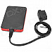 Vgate E-scan V10 2.8" LCD Screen OBDII Car Scan Tool for Gasoline Motor Car - Black + Red