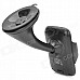 360 Degree Rotational Car Multi-Functional Cell Phone Mount Holder w/ Suction Cup - Black