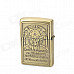 KANTAI Evil Skull Pattern Copper Zinc Alloy Kerosene Oil Lighter - Bronze