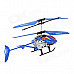 JIA QI TT1005 USB Rechargeable 2-CH IR Control R/C Helicopter - Blue + Yellow + Red (4 x LR44)