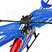 JIA QI TT1005 USB Rechargeable 2-CH IR Control R/C Helicopter - Blue + Yellow + Red (4 x LR44)