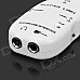 Handy Guitar Effector Plastic Recording Audio Card w/ USB Link Cable - White