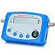 GT-SF9507 2.2" LCD 950~2150MHz Mini Digital Satellite Finder w/ Compass - Blue + Silver Grey