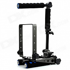 F&V DR-2 Foldable Rig Movie Kit Shoulder Mount Spider Steady Rig for Camera Shot - Black