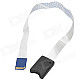 GPS SD / SDHC Card Reader Extension Cable - White + Black + Blue (48cm)