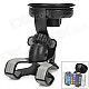 360 Degree Rotation Clip Bracket Suction Cup Holder Stand for Cellphone / GPS - Black + Grey