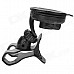 360 Degree Rotation Clip Bracket Suction Cup Holder Stand for Cellphone / GPS - Black + Grey