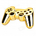 Replacement ABS Electroplating Housing Case for Sony PS3 Game Bluetooth Controllers - Golden
