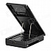 Mobile Phone Stand Holder + CF / SD / MMC / MS / XD / TF / M2 Card Reader - Black + Silver