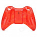 Protective ABS Full Shell Case Set for Xbox 360 Wireless Control - Translucent Red