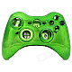 Protective Electroplating ABS Full Shell Case Set for Xbox 360 Wireless Control - Green