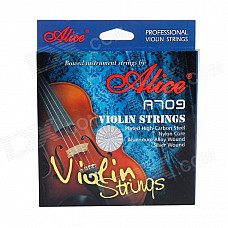 Alice A709 5-in-1 Stainless Steel Violin Strings Set