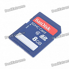 Genuine SanDisk SDHC SD Memory Card (8GB / Class 4)