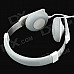 COSONIC CT-655 Stylish 118dB Heavy Bass Stereo Headset for Laptop - White + Gray + Silver (125cm)