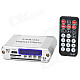 5 x 1cm Screen Car Seven Color Light Music Strip Digital USB MP3 Player w/ FM / SD / 3.5mm Audio Out