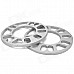 8mm Zinc Alloy Wheel Hub Gasket - Silver (2 PCS)