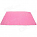 Embossed PVA Cleaning Cloth / Towel w/ Brush for Car - Pink