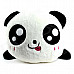 Cute Panda Plush Doll Toy - White + Black