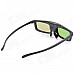 BT01 Universal USB Rechargeable 3D Active Shutter Glasses for TV - Black